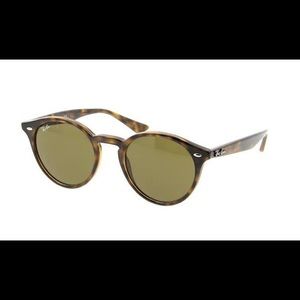 Ray Ban Havana 51mm round tortoise sunglasses